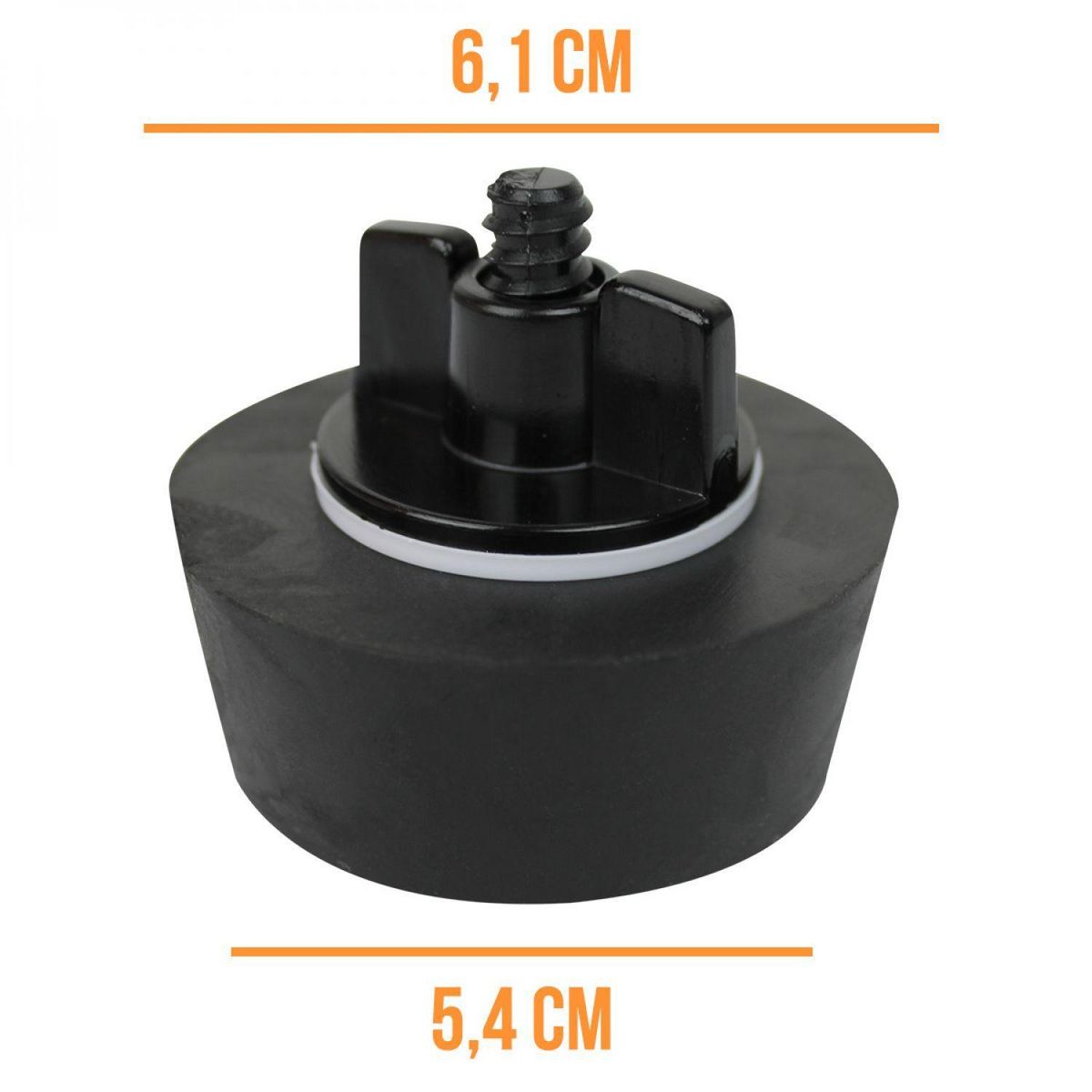 LINXOR Bouchon d'hivernage pour piscine 2P - Noir