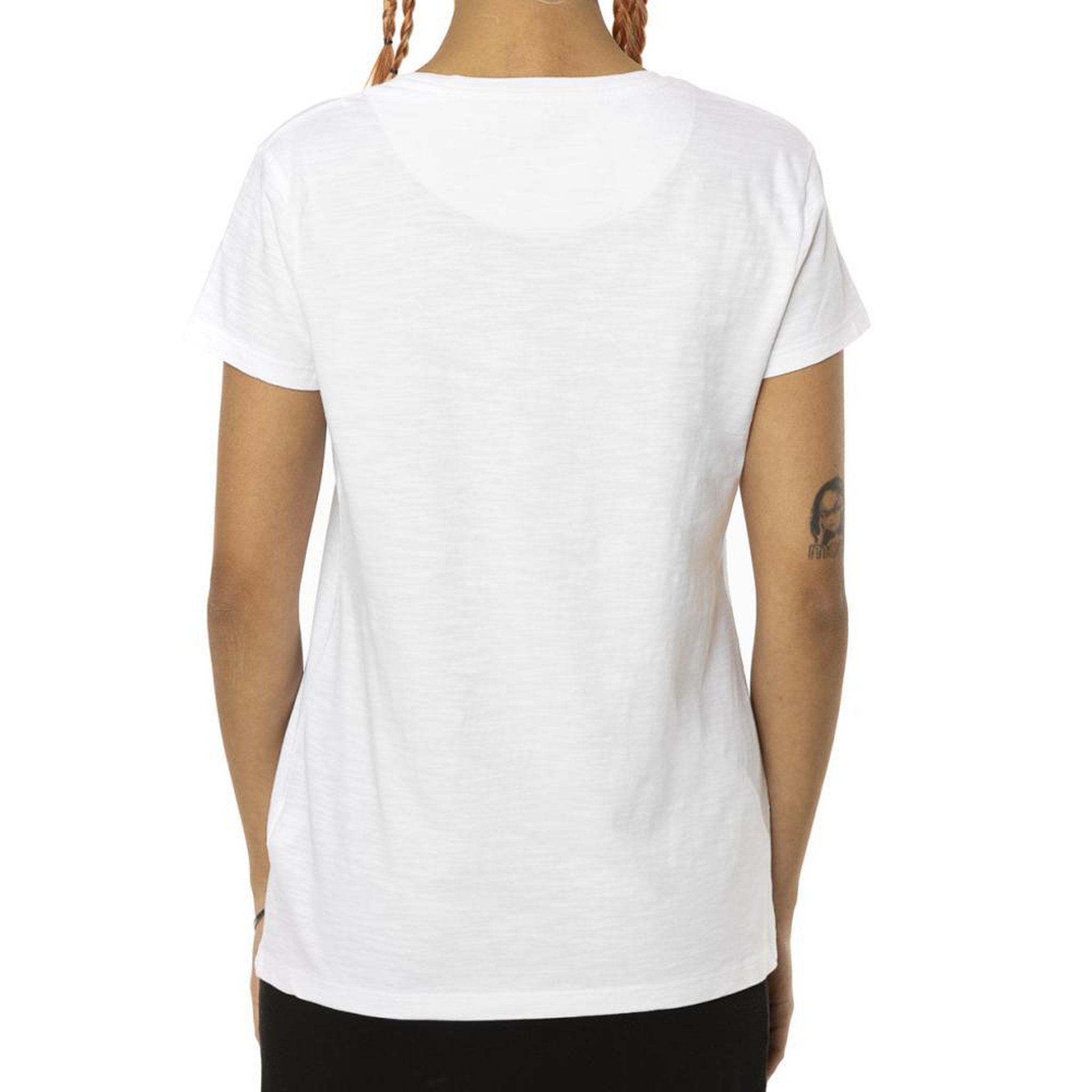 Voir la diapositive 2 : VON DUTCH T-shirt Blanc Femme Von Dutch Slub