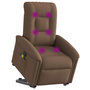 Voir la diapositive 2 : VIDAXL Fauteuil de massage inclinable Marron Tissu