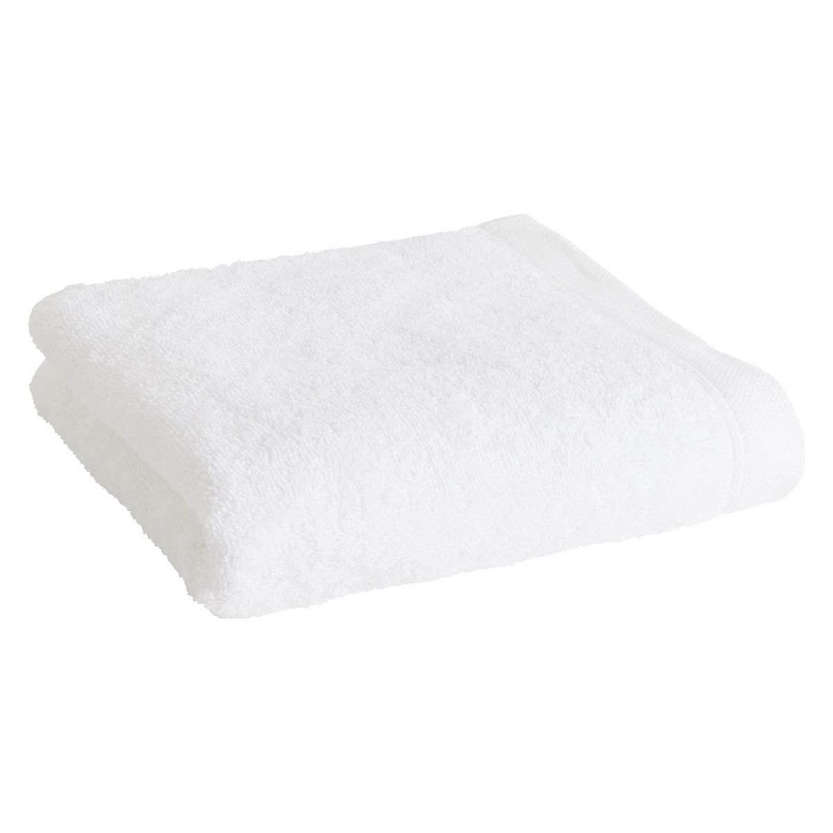 Serviette de toilette unie en coton 600 g/m²