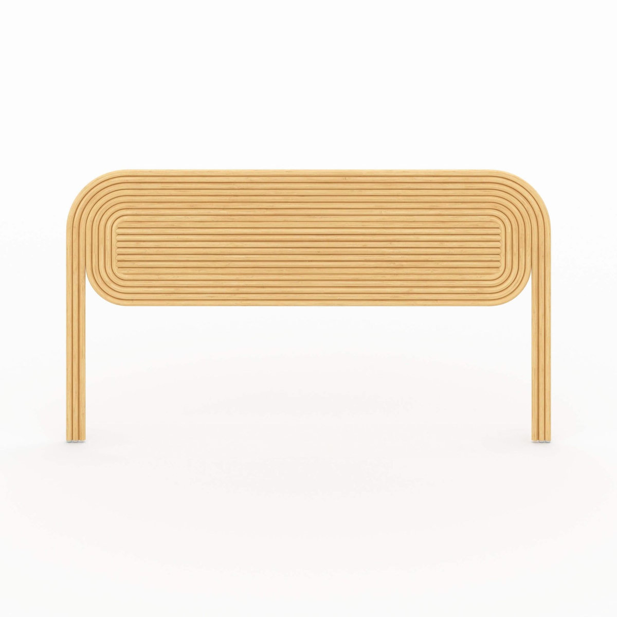 Rendez vous déco Tête de lit en rotin naturel 160 cm-Paloma