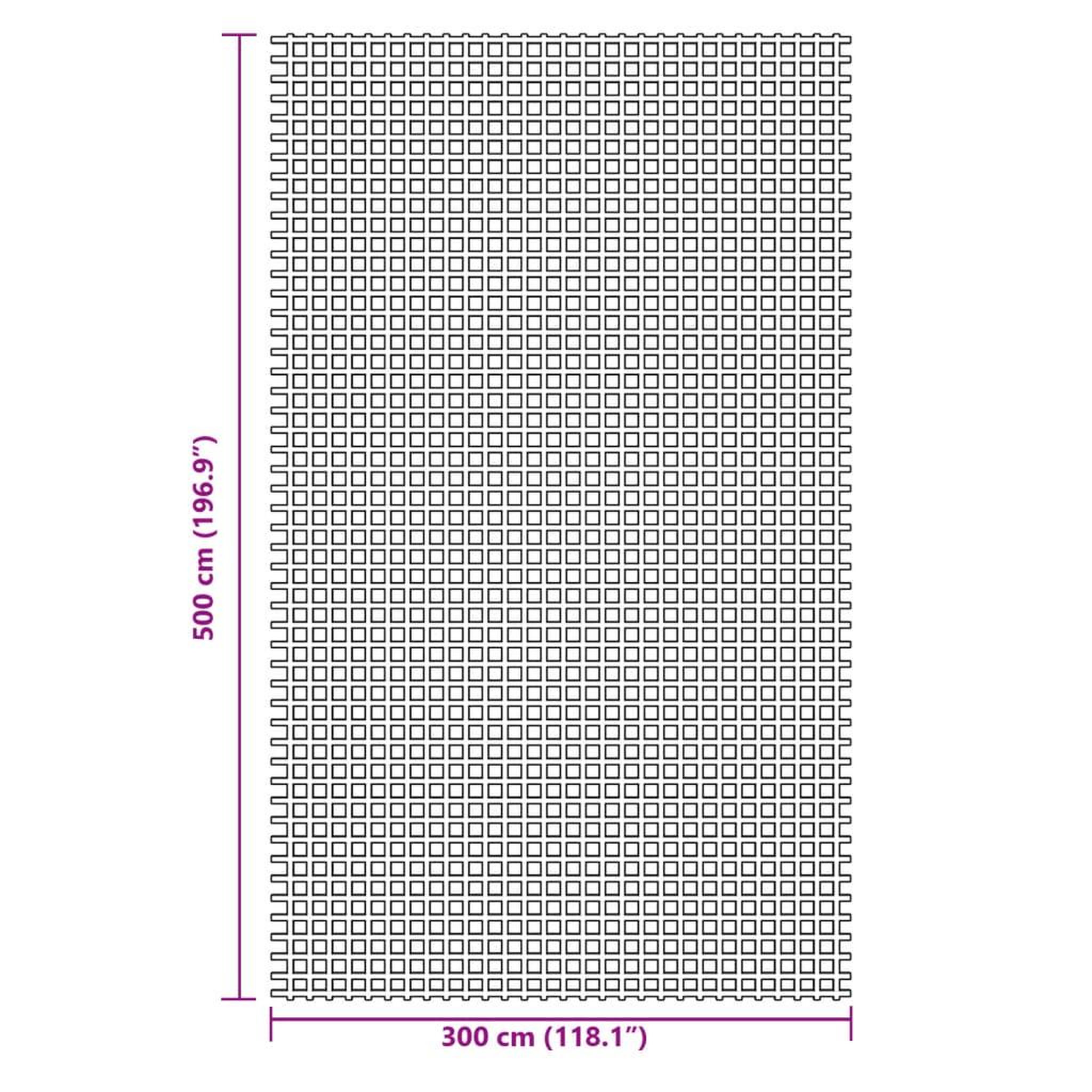 Voir la diapositive 6 : VIDAXL Tapis de tente anthracite 5x3 m