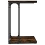 Voir la diapositive 5 : VIDAXL Table d'appoint Chene fume 40x30x60 cm Bois d'ingenierie
