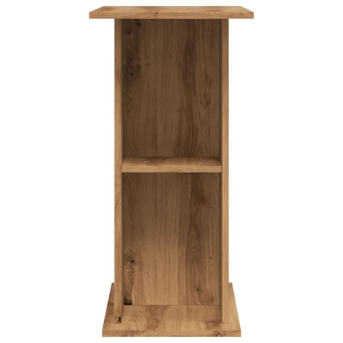 VIDAXL Support d aquarium chêne artisanal 36x75x72,5cm bois ingénierie