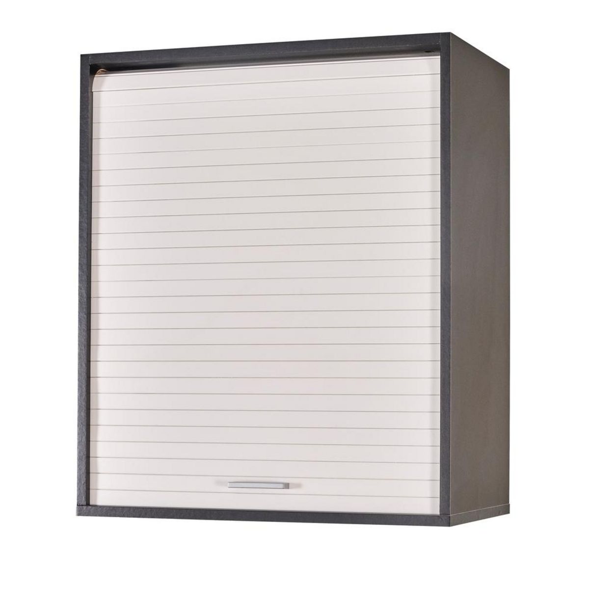 Rangement de cuisine à rideau coloris noir L60 cm - COOKING