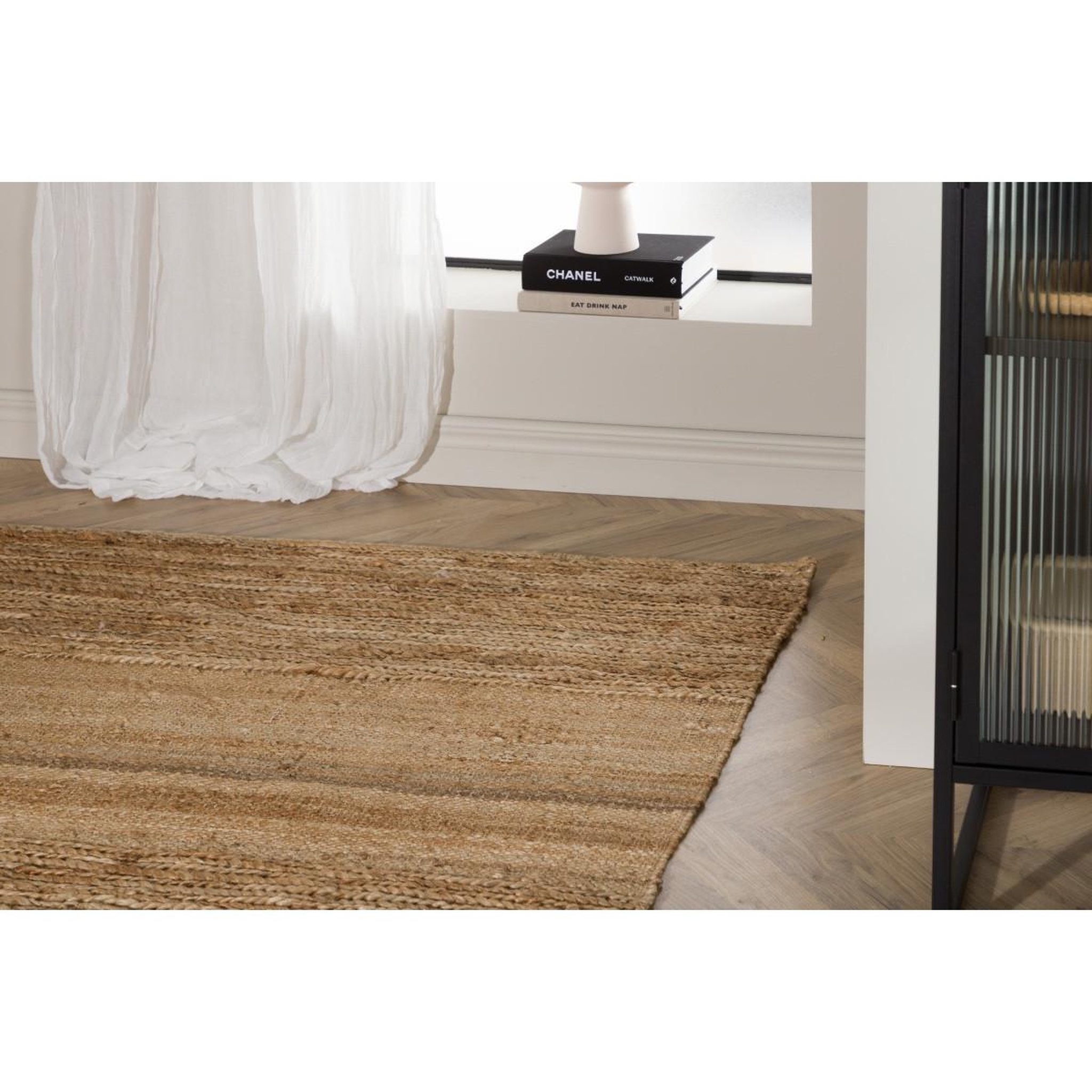Voir la diapositive 4 : Paris Prix Tapis Déco en Jute  Hannes  162x230cm Naturel