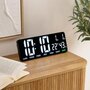 Voir la diapositive 6 : ATMOSPHERA Horloge Digitale Design  Garrett  35cm Noir