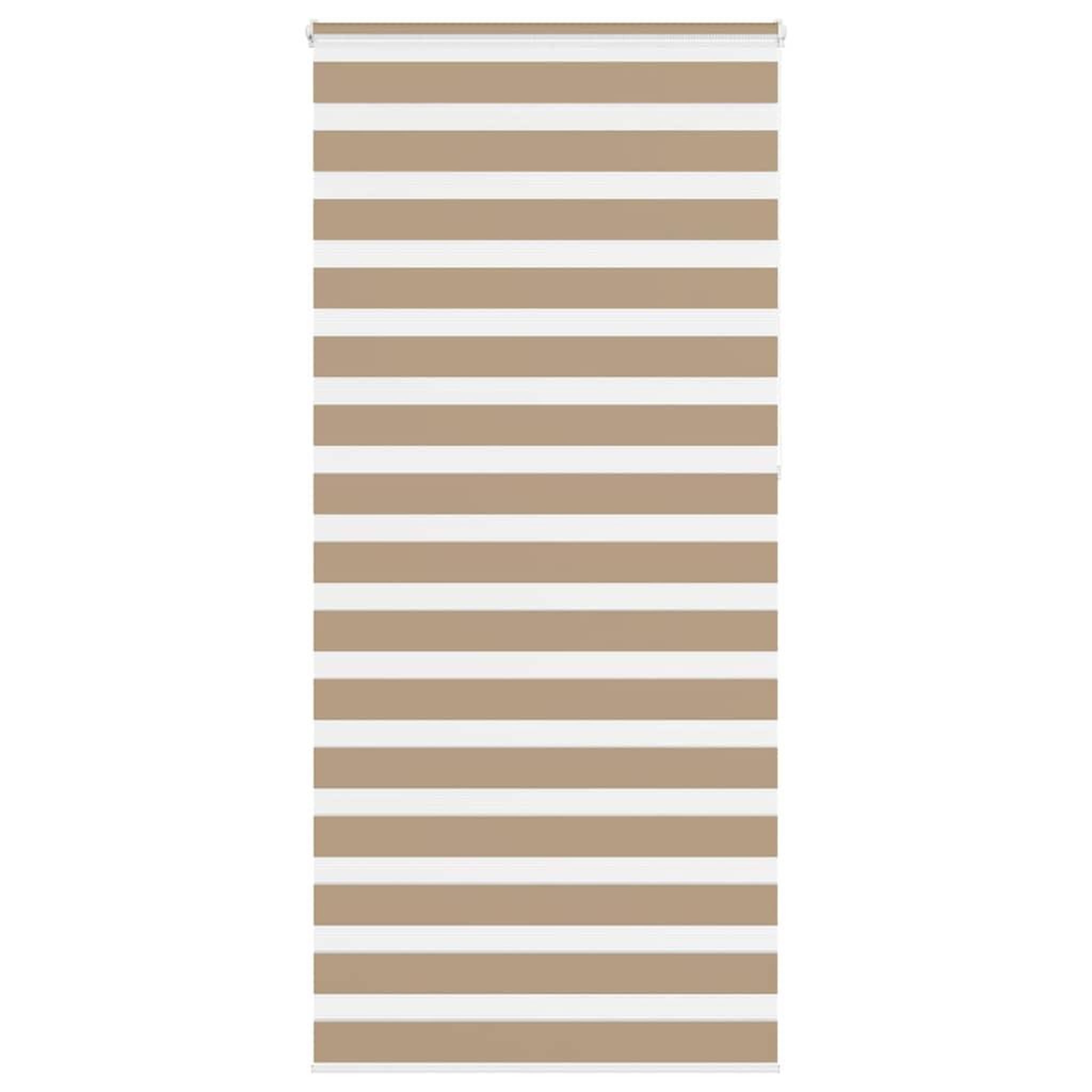 VIDAXL Store zebre marron sable largeur du tissu 100,9cm polyester