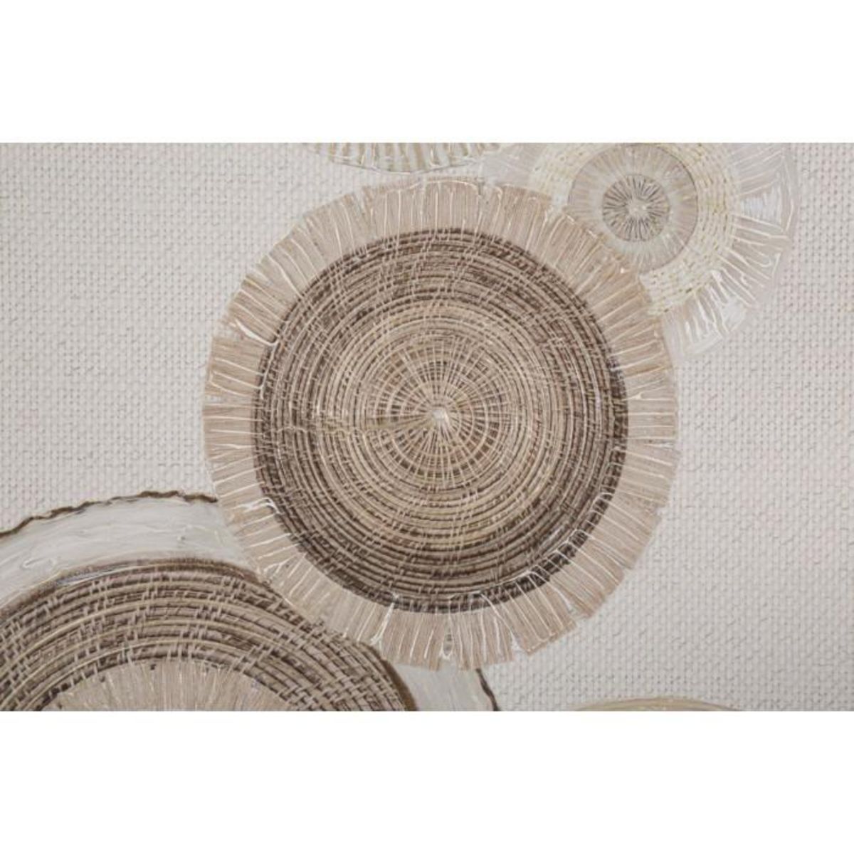 Paris Prix Toile Imprimée Déco  Circlys  50x100cm Marron