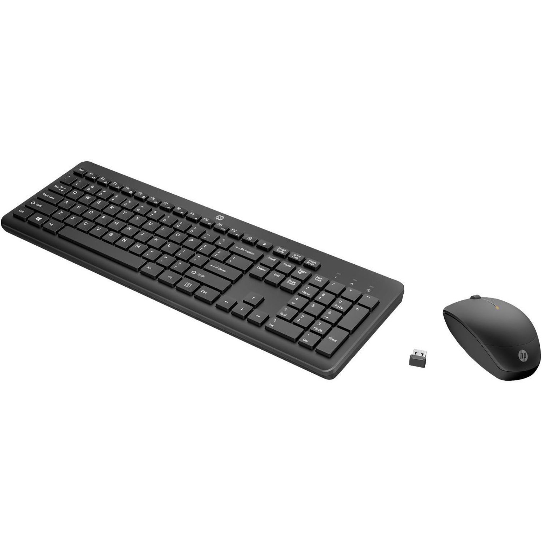 Voir la diapositive 3 : HP Hp ensemble clavier et souris sans fil 235