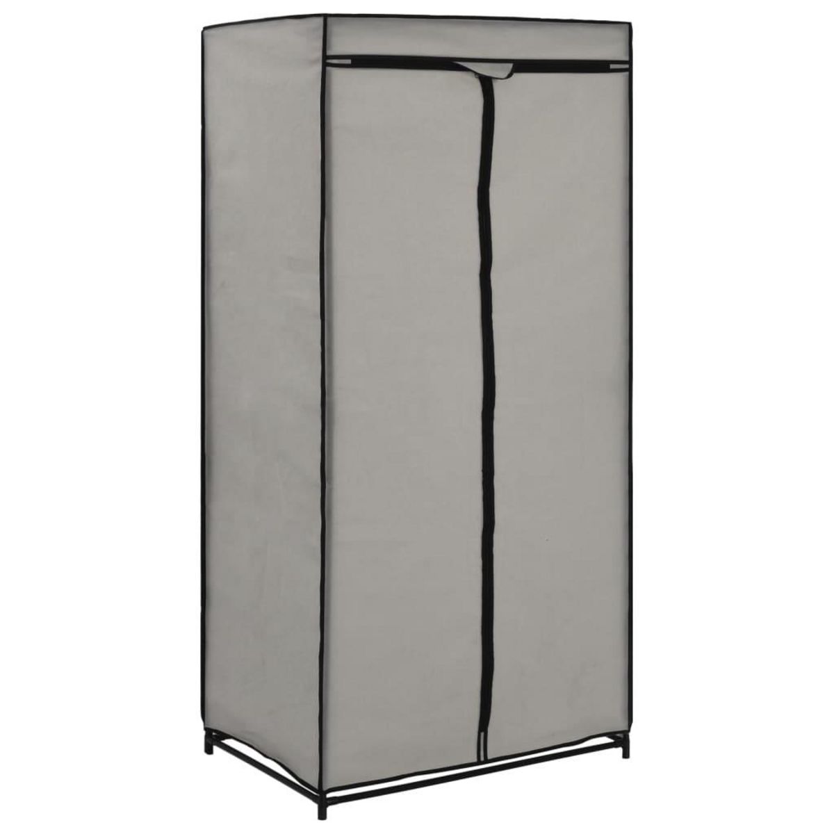 VIDAXL Garde-robe Gris 75x50x160 cm