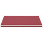 Voir la diapositive 3 : VIDAXL Tissu de remplacement pour auvent Bordeaux rouge 4,5x3 m
