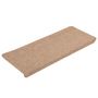 Voir la diapositive 3 : VIDAXL Tapis d'escalier auto-adhesifs 15 pcs 65x24,5x3,5 cm Beige