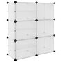 Voir la diapositive 5 : VIDAXL Etagere a chaussures Transparent 84x31,5x93 cm PP