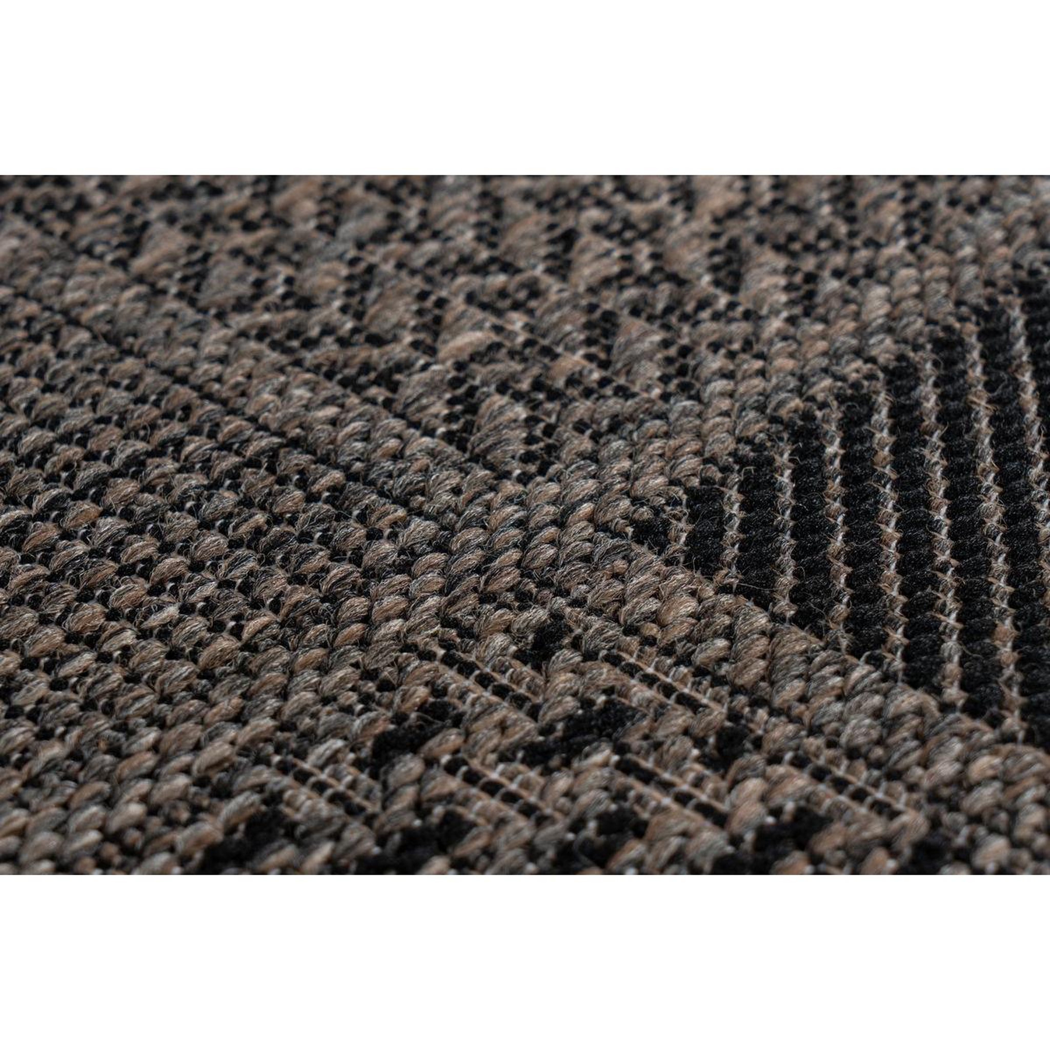 Voir la diapositive 3 : Paris Prix Tapis effet damier à poils courts  sulawesi  taupe