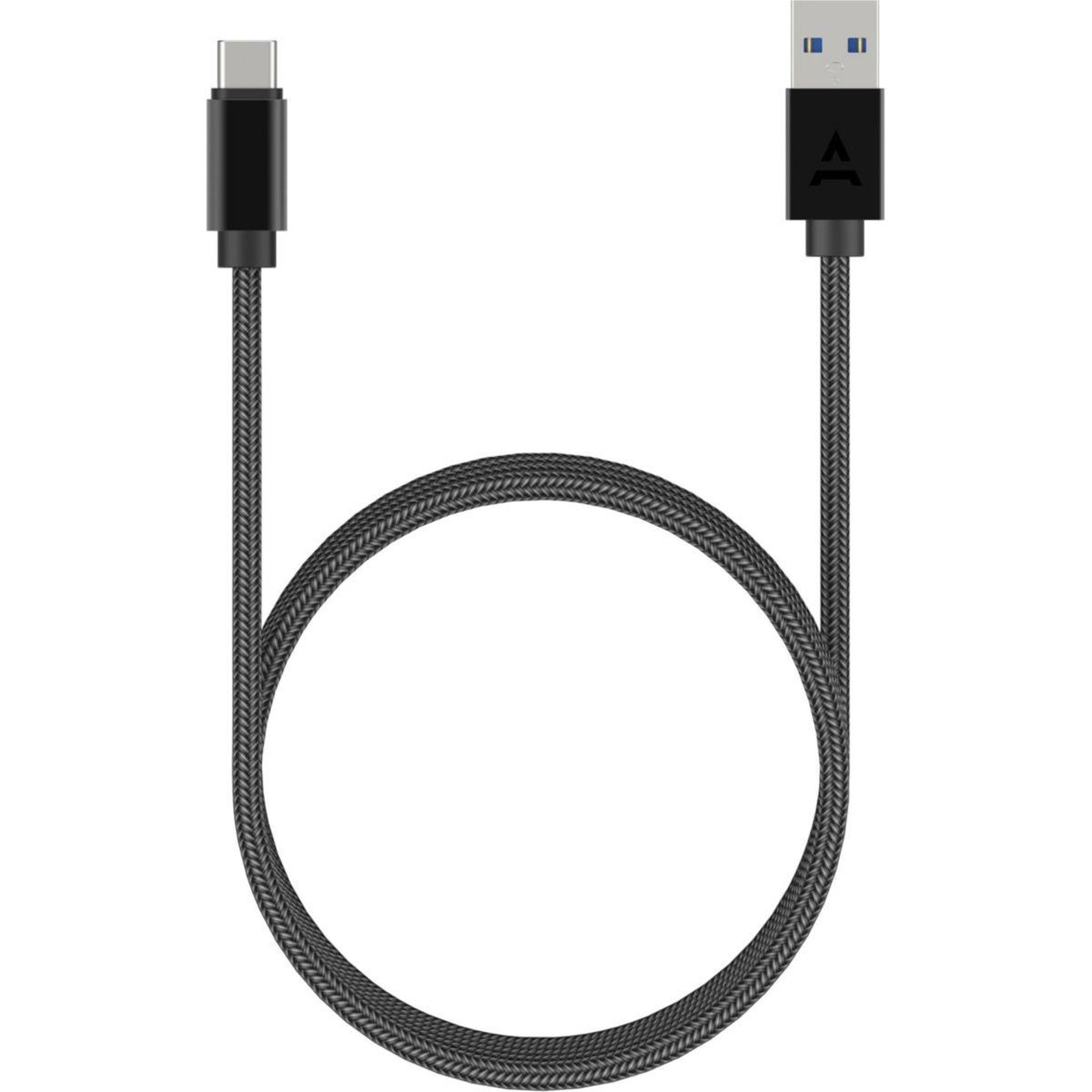 Voir la diapositive 4 : ADEQWAT Câble usb c vers usb 2m tressé noir compatible iphone 17 16 15 pro max et samsung galaxy s25 s24 ultra