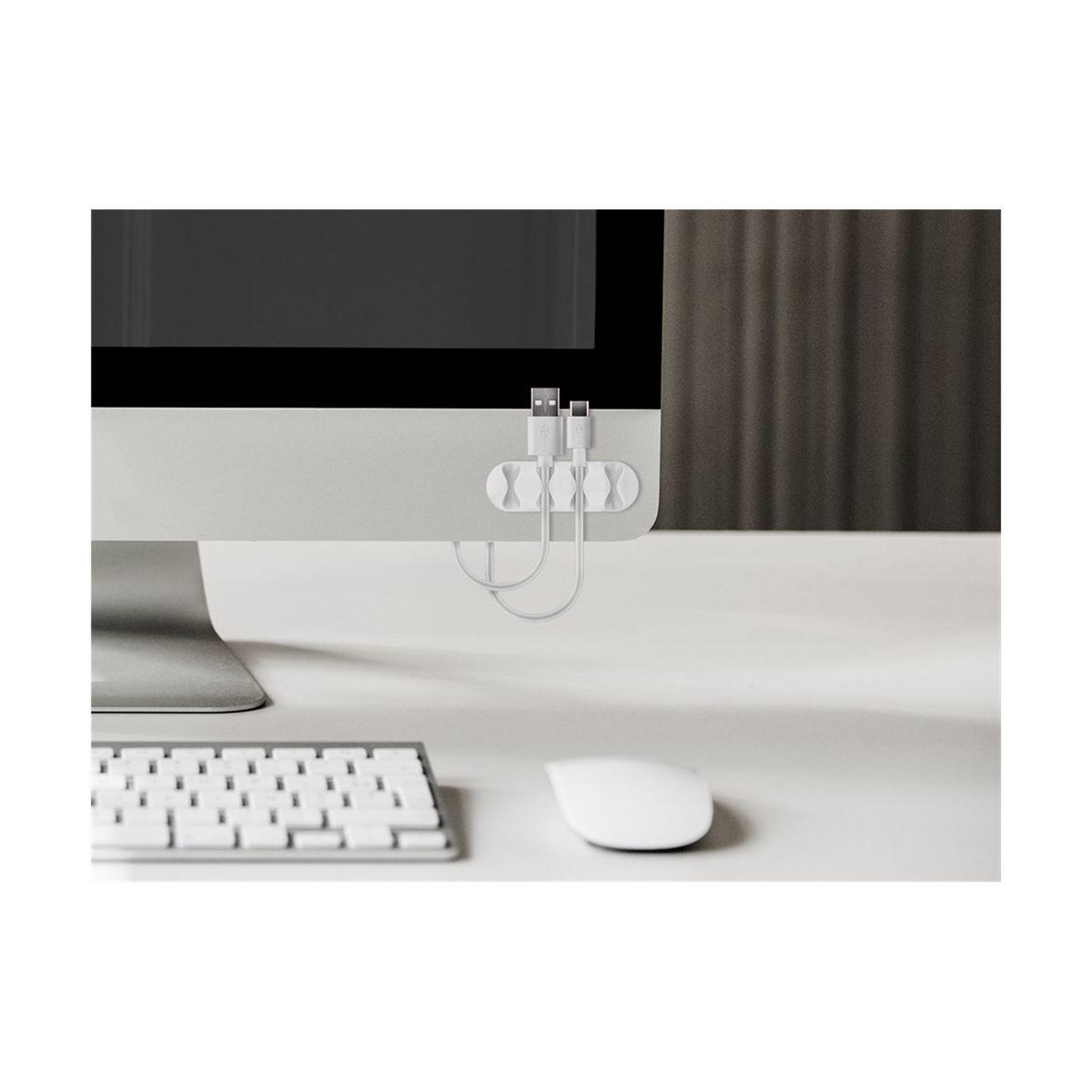 Voir la diapositive 4 : GOOBAY Serre-câble Cable Guide (4) Blanc x2