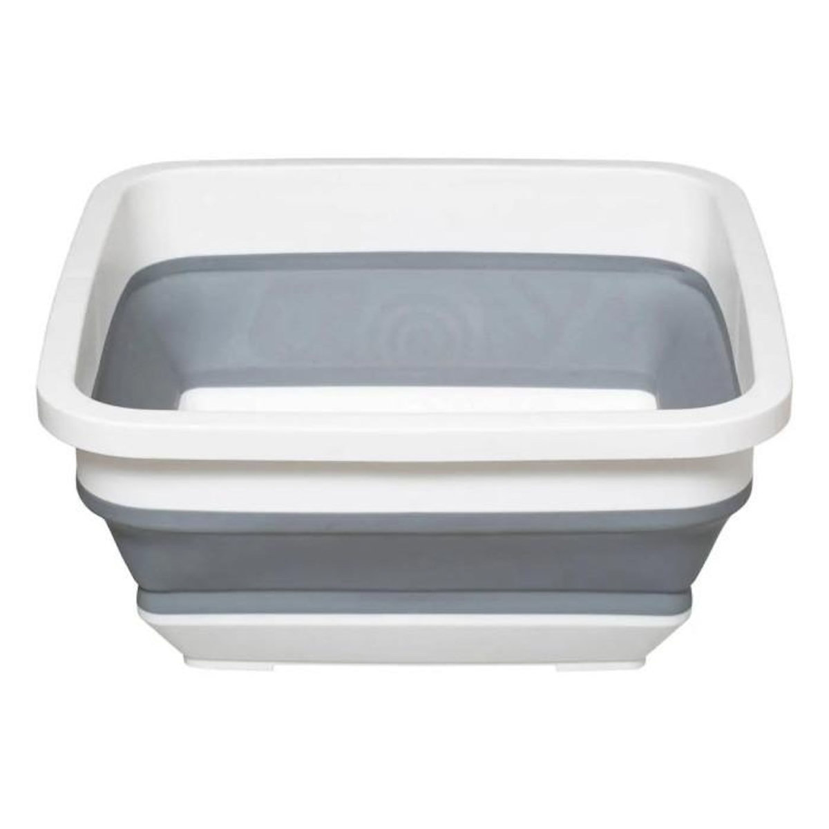 FIVE Bassine Carrée  Rétractable  8L Blanc & Gris