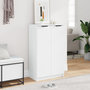 Voir la diapositive 3 : VIDAXL Armoire a chaussures Blanc 59x35x100 cm Bois d'ingenierie