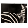 Voir la diapositive 1 : Paris Prix Tableau Déco  Zèbre  90x120cm Noir & Blanc