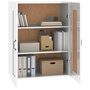 Voir la diapositive 4 : VIDAXL Armoire murale suspendue Blanc brillant 69,5x32,5x90 cm