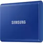 Samsung Disque dur SSD externe Portable 2To T7 bleu indigo