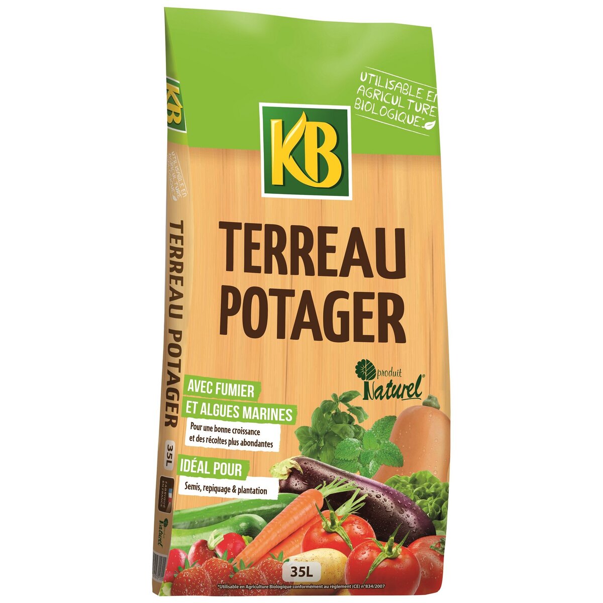 KB TERREAU HORTICOLE POTAGER UAB 35L