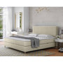 Voir la diapositive 1 : BEST MOBILIER Rafaela - lit boxspring - 180x200 - coffres et surmatelas inclus - en velours
