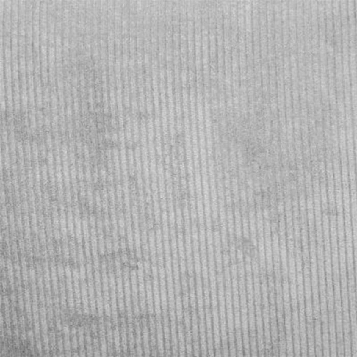 ATMOSPHERA Canapé 3 Places Velours Côtelé  Chris  230cm Gris