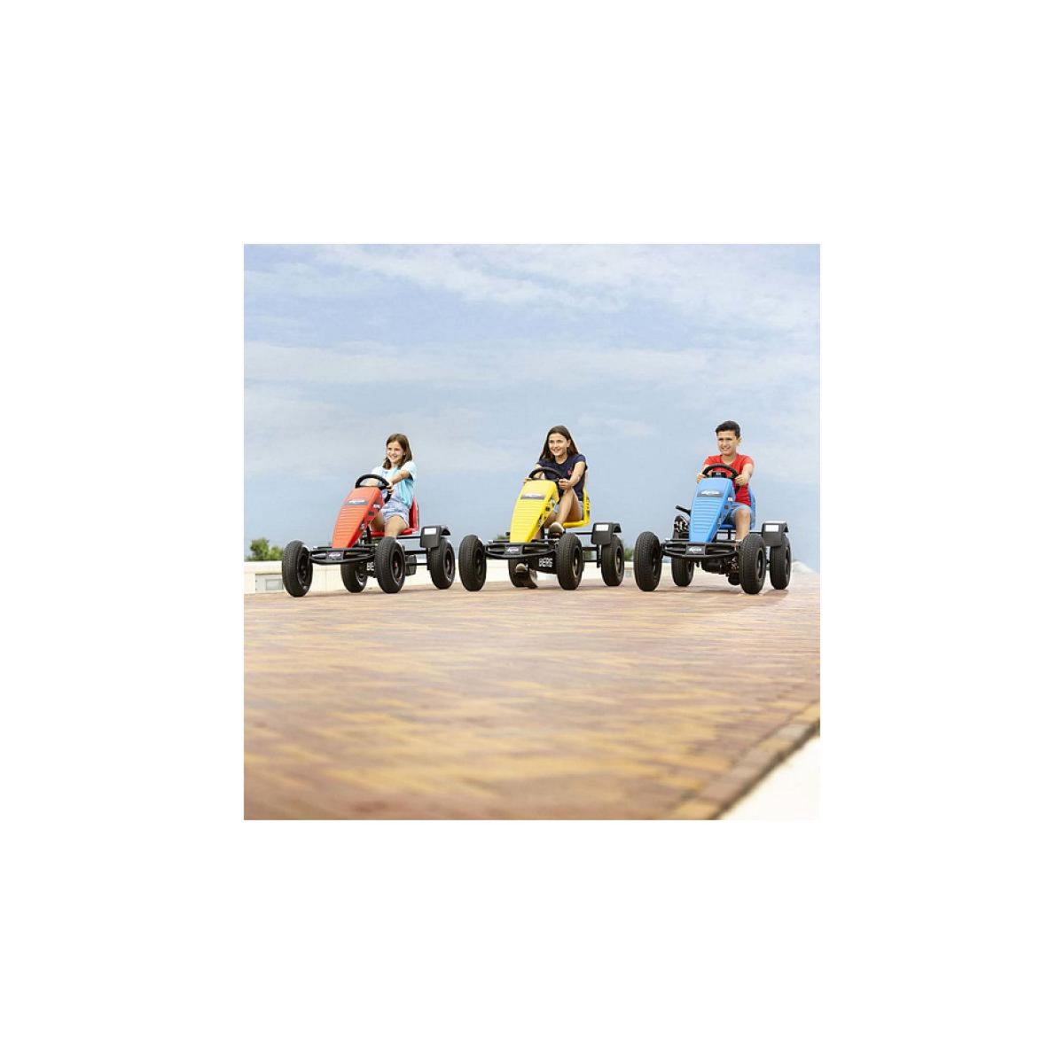 Berg Kart à pédales avec XL-frame B.Super Yellow