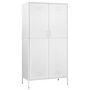 Voir la diapositive 2 : VIDAXL Garde-robe Blanc 90x50x180 cm Acier