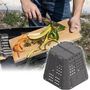 Voir la diapositive 2 : BRIXO Composteur de jardin 480 Litres 93,3 x 93,3 x H80 cm KOMPOBOX BRIXO