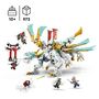 Voir la diapositive 4 : LEGO Ninjago 71786 La créature Dragon de glace de Zane, Jouet 2-en-1, Figurine de Dragon et Minifigurines
