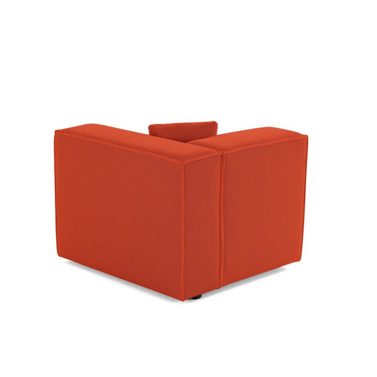 LISA DESIGN Arty - module d'assise droit - en tissu mailles 3d