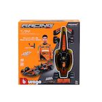 BBurago Kit à monter Bburago Racing F1 SF 2024 McLaren MCL38 Norris avec casque et stand