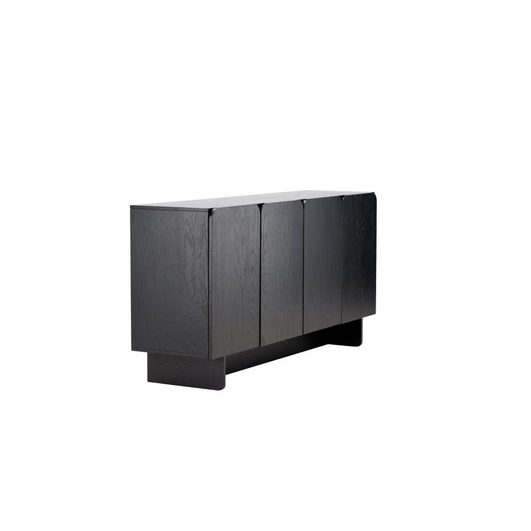 Voir la diapositive 3 : Paris Prix Buffet design 4 portes  tyreso  160cm noir