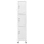 Voir la diapositive 2 : VIDAXL Armoire a casier avec 3 compartiments 38x45x180 cm