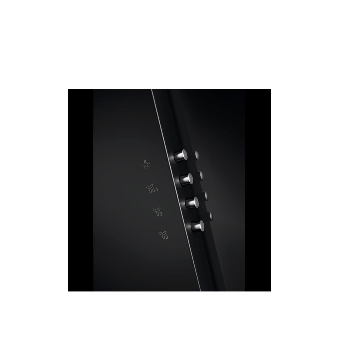 ELECTROLUX Hotte décorative murale 60cm 600m3/h noir - LFV326K