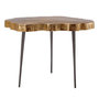 Voir la diapositive 1 : Paris Prix Table d'Appoint Design  Wood Art  65cm Or