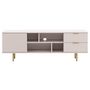 Voir la diapositive 3 : BEST MOBILIER Monica - meuble tv - beige - 150 cm
