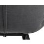 Voir la diapositive 6 : LISA DESIGN Manilla - lot de 2 chaises - en tissu microfibre - pieds en métal