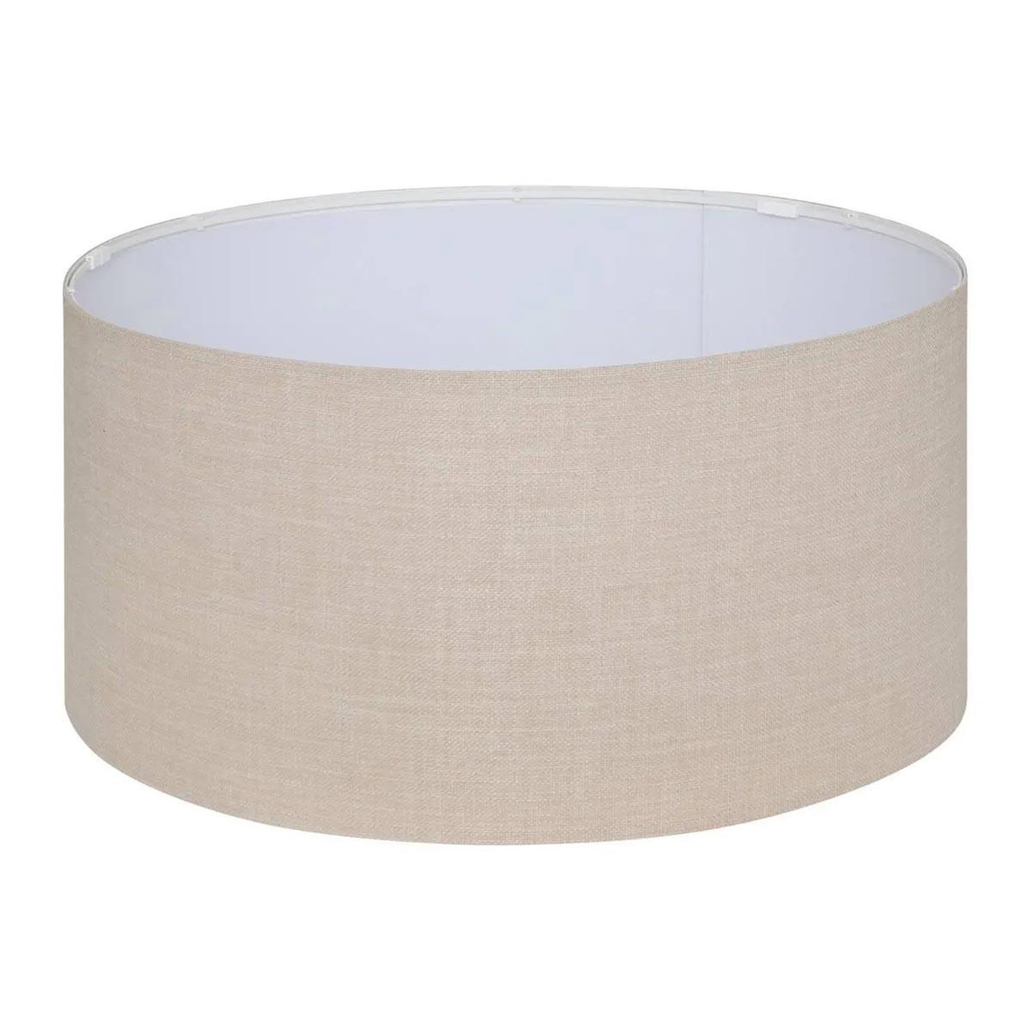 ATMOSPHERA Abat jour en lin  beline  50cm beige