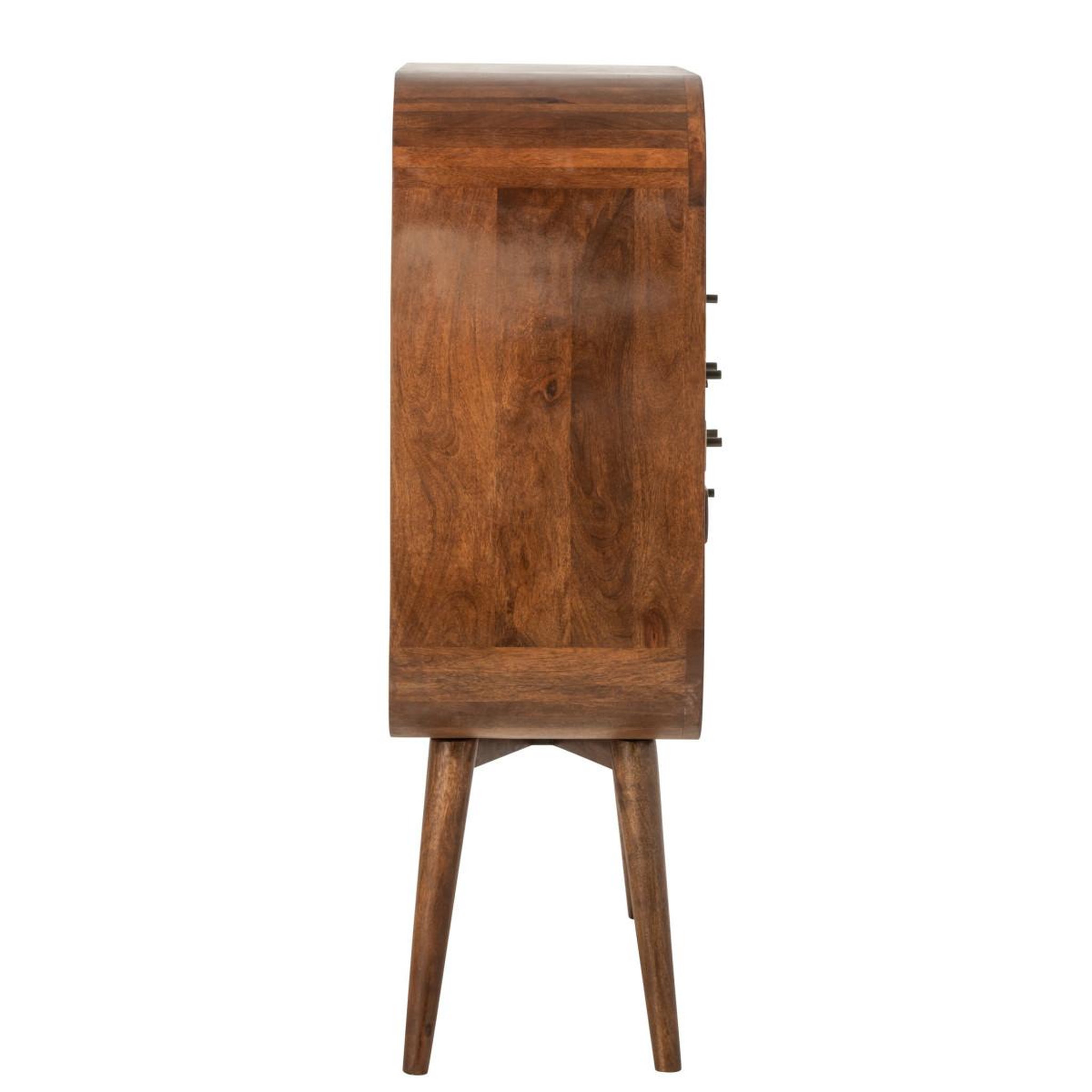 Voir la diapositive 4 : J-LINE Commode 13 tiroirs en bois  sixty  134cm naturel