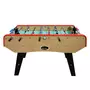 PLAY4FUN Baby-foot DELUXE type Bistrot - 151 x 77 x 91 cm - Table de Baby-foot avec barres téléscopiques et Balles Lièges Inclus