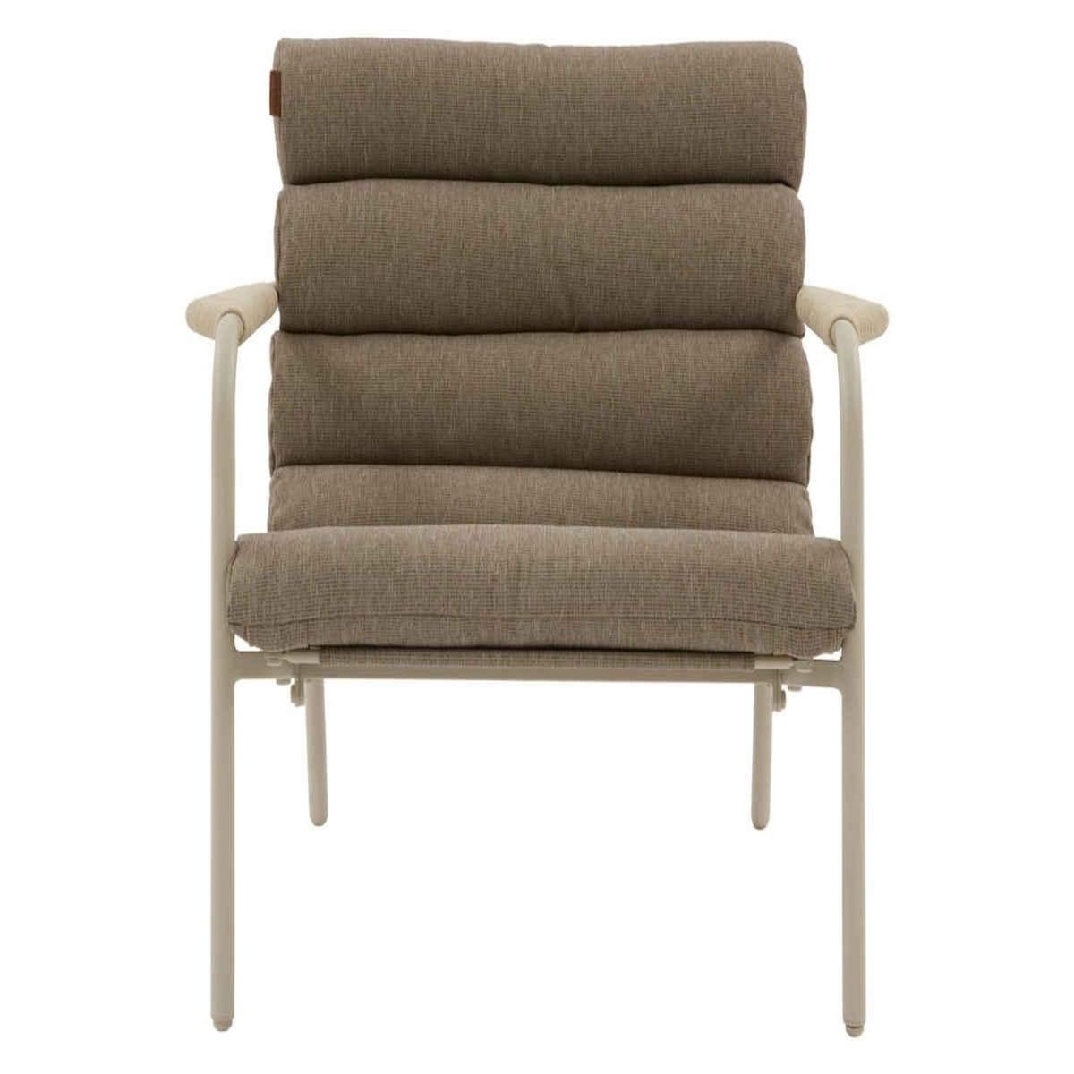 HESPERIDE Salon de jardin en alu Solani Argile - 4 places - Hespéride