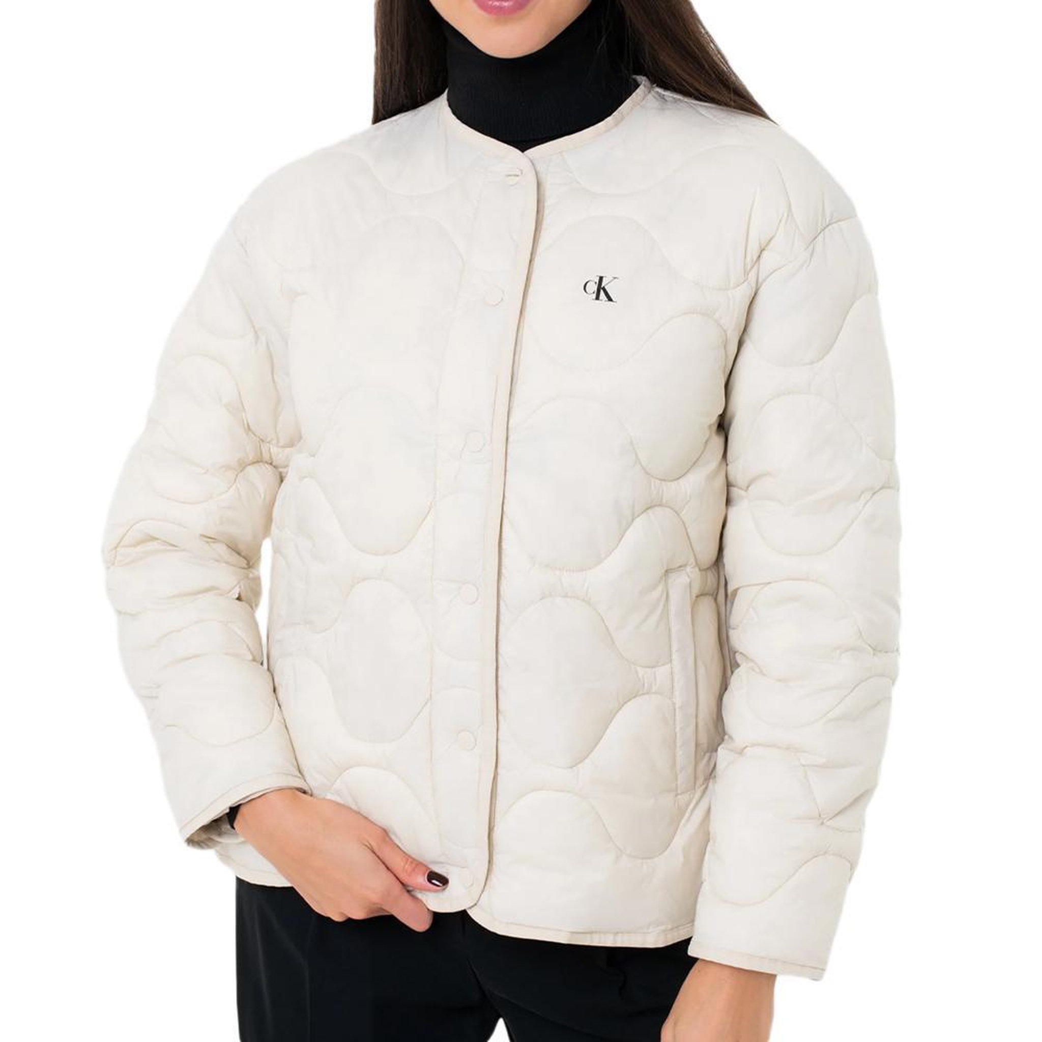 CALVIN KLEIN JEANS Veste matelassée beige femme calvin klein jeans insulated. Coloris disponibles : Beige