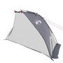 Voir la diapositive 5 : VIDAXL Tente de plage gris 268x223x125 cm 185T polyester