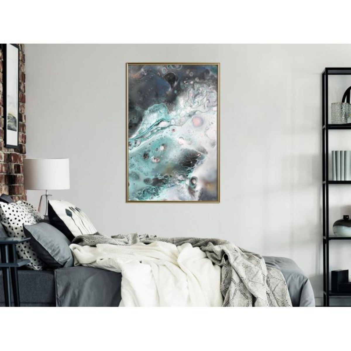 Paris Prix Affiche Murale Encadrée  Border of Land and Water