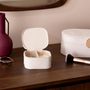 Voir la diapositive 5 : ATMOSPHERA Boîte à Bijoux en Velours  Enya  11cm Beige