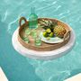 Voir la diapositive 4 : Paris Prix Plateau de Service Flottant  Jonc de Mer  75cm Naturel & Blanc